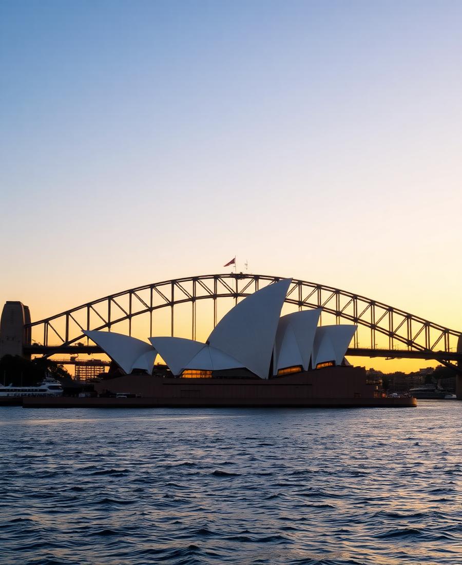 Landmark view representing Australia
